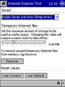 Microsoft Internet Explorer Tools for the Pocket PC